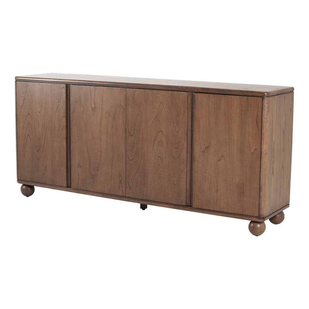 Harlyn 4-Door Buffet - Walnut. Picture 1