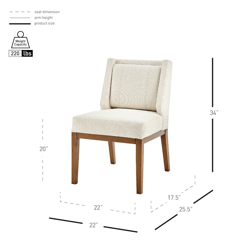 Ethan Fabric Dining Side Chair. Picture 11