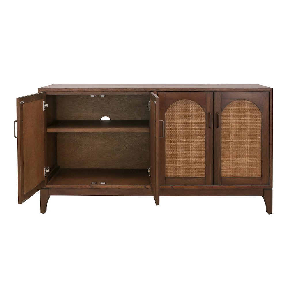 Chantilly 4-Door Buffet - Walnut. Picture 8
