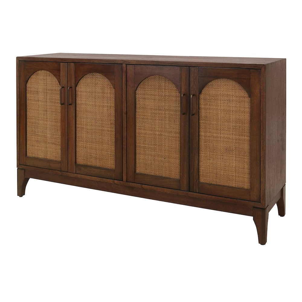 Chantilly 4-Door Buffet - Walnut. Picture 1