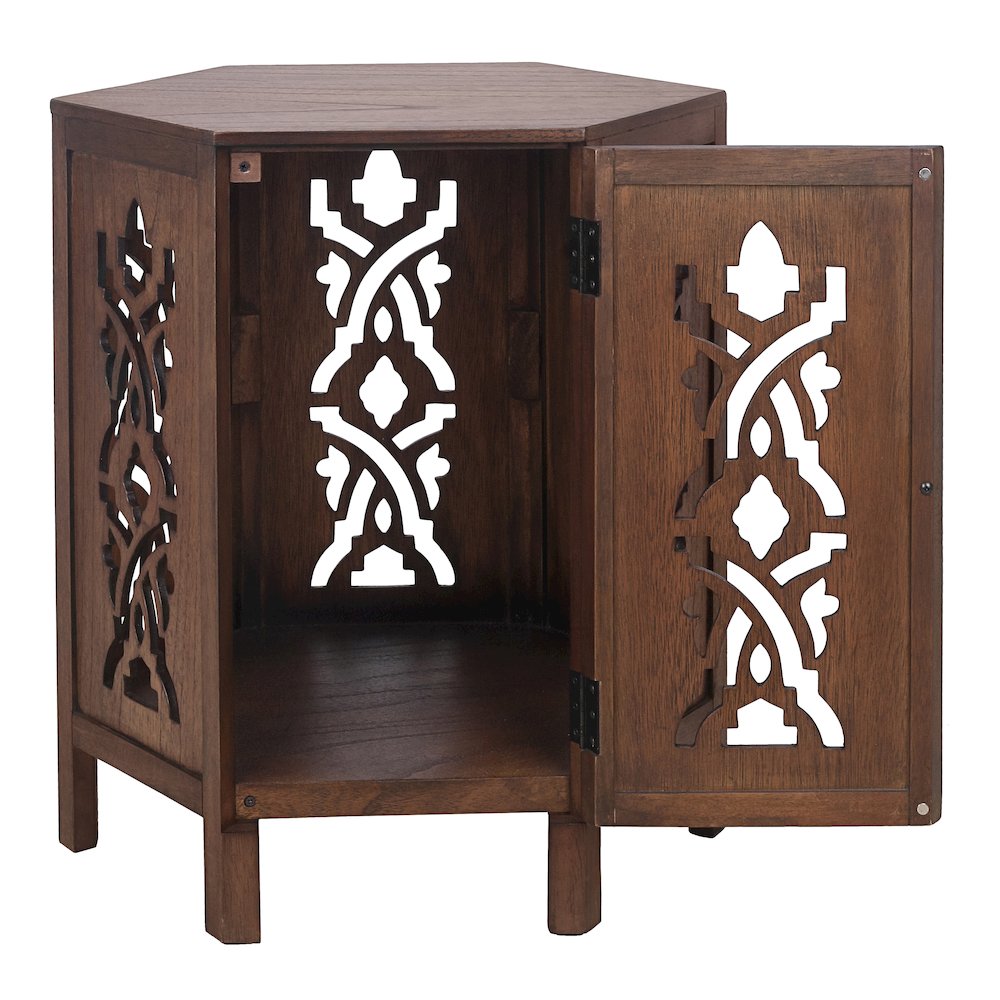 Seema Accent Table - Walnut. Picture 9