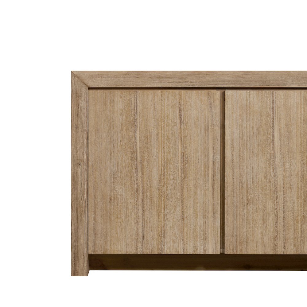 Zerano 3-Door Buffet - Brushed Smoke. Picture 8