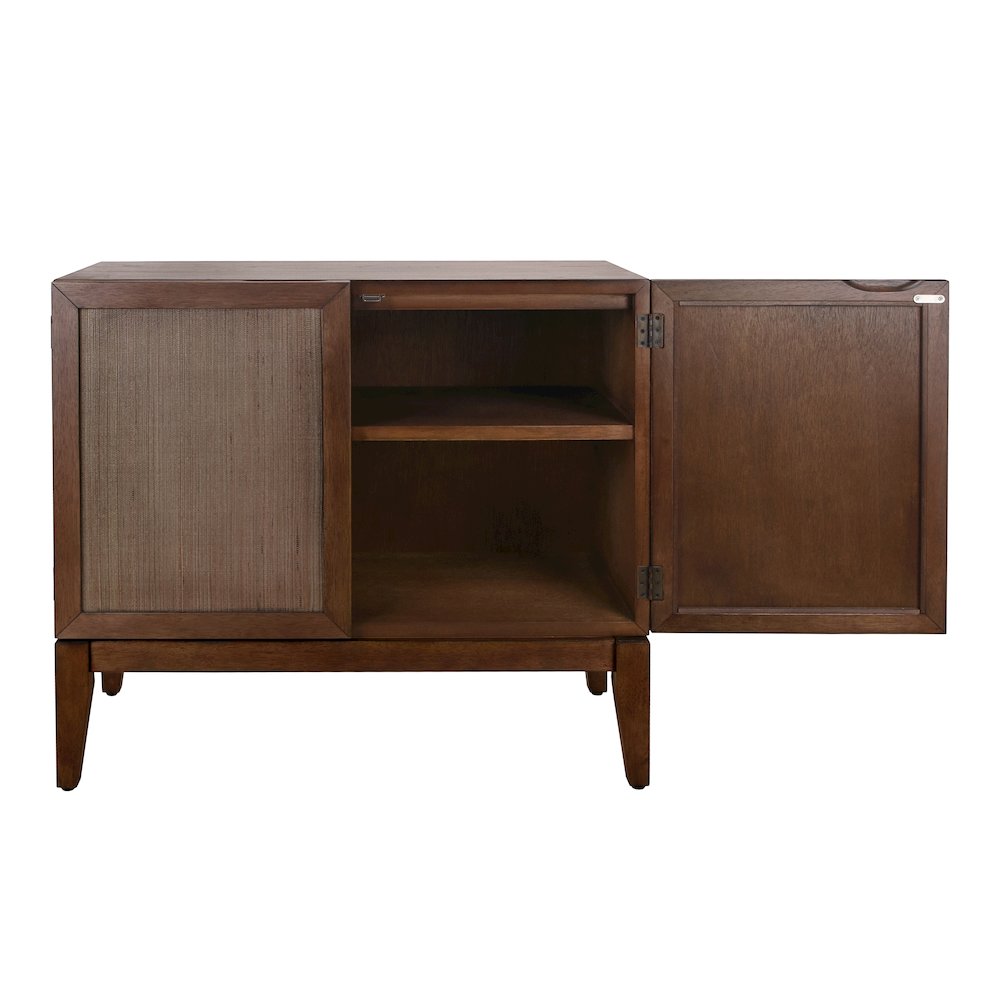 Deria 2-Door Cabinet - Walnut. Picture 8