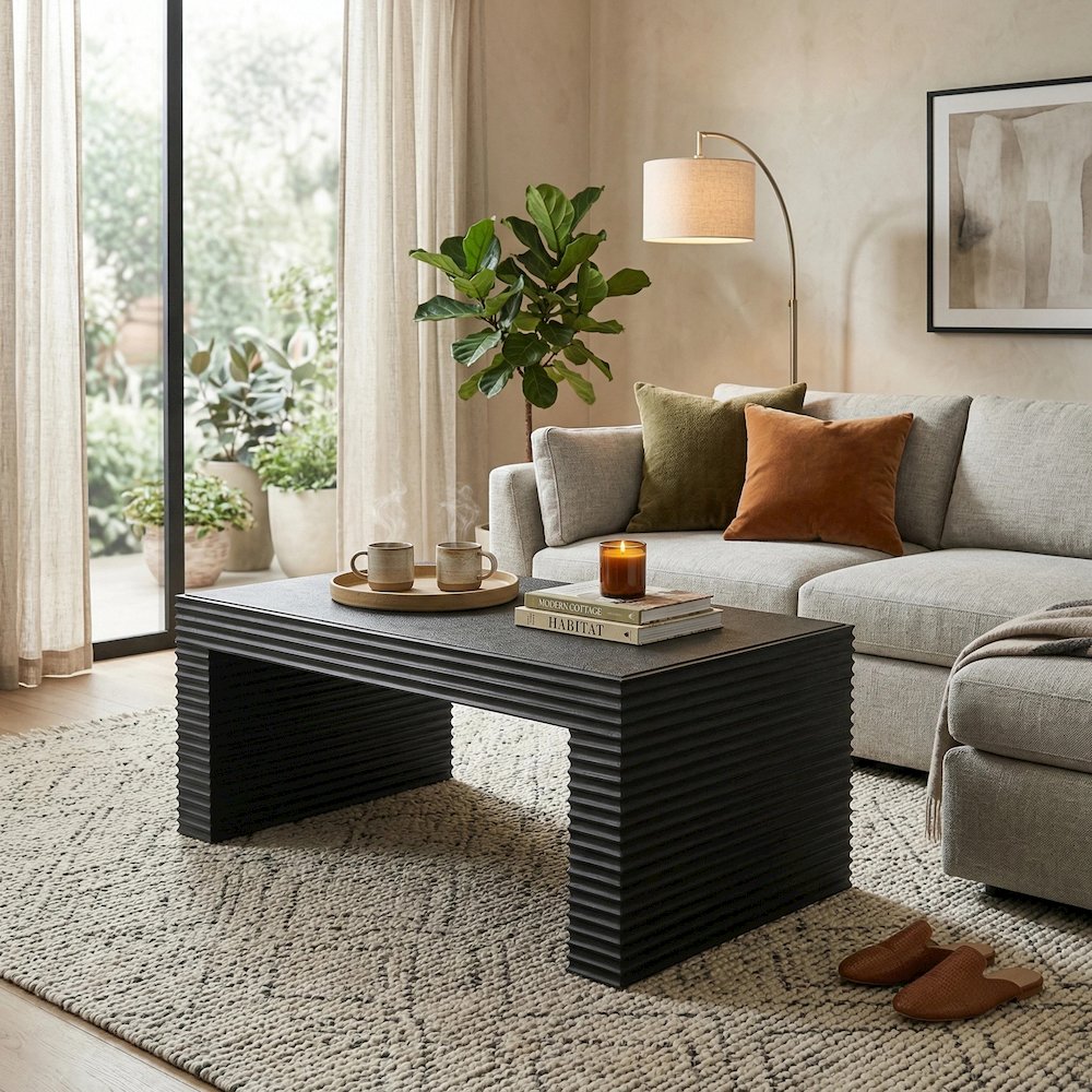 Riker Coffee Table - Black. Picture 2