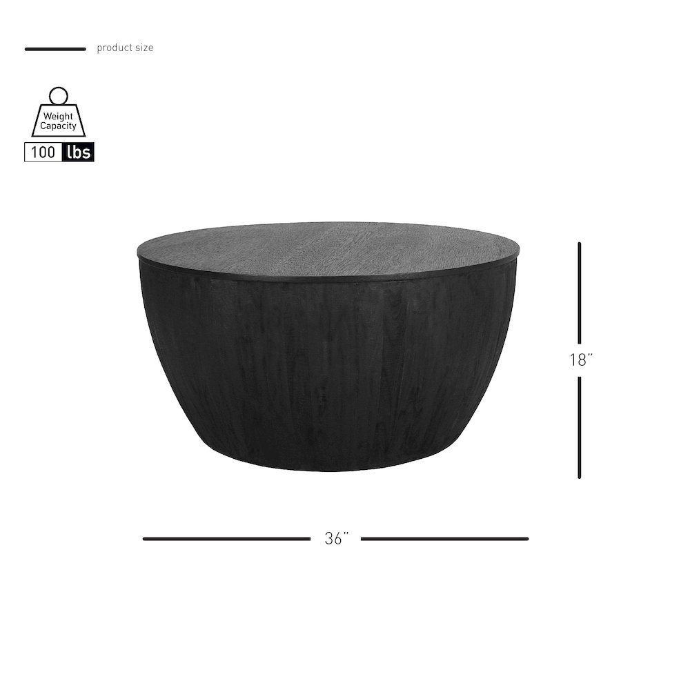 Sloane Coffee Table - Black. Picture 11