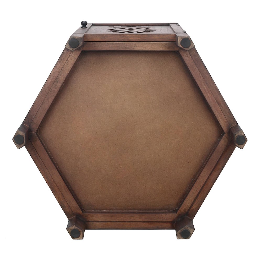 Seema Accent Table - Walnut. Picture 10