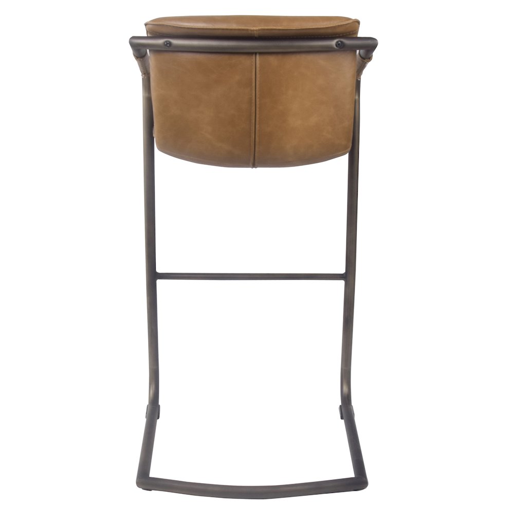 Indy Faux Leather Bar Stool, (Set of 2). Picture 3