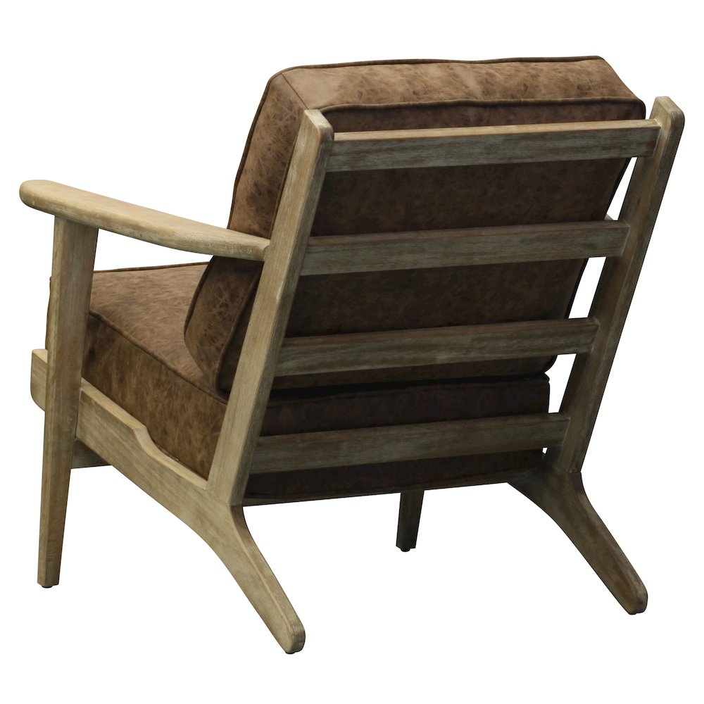 Albert PU Leather Accent Chair. Picture 3