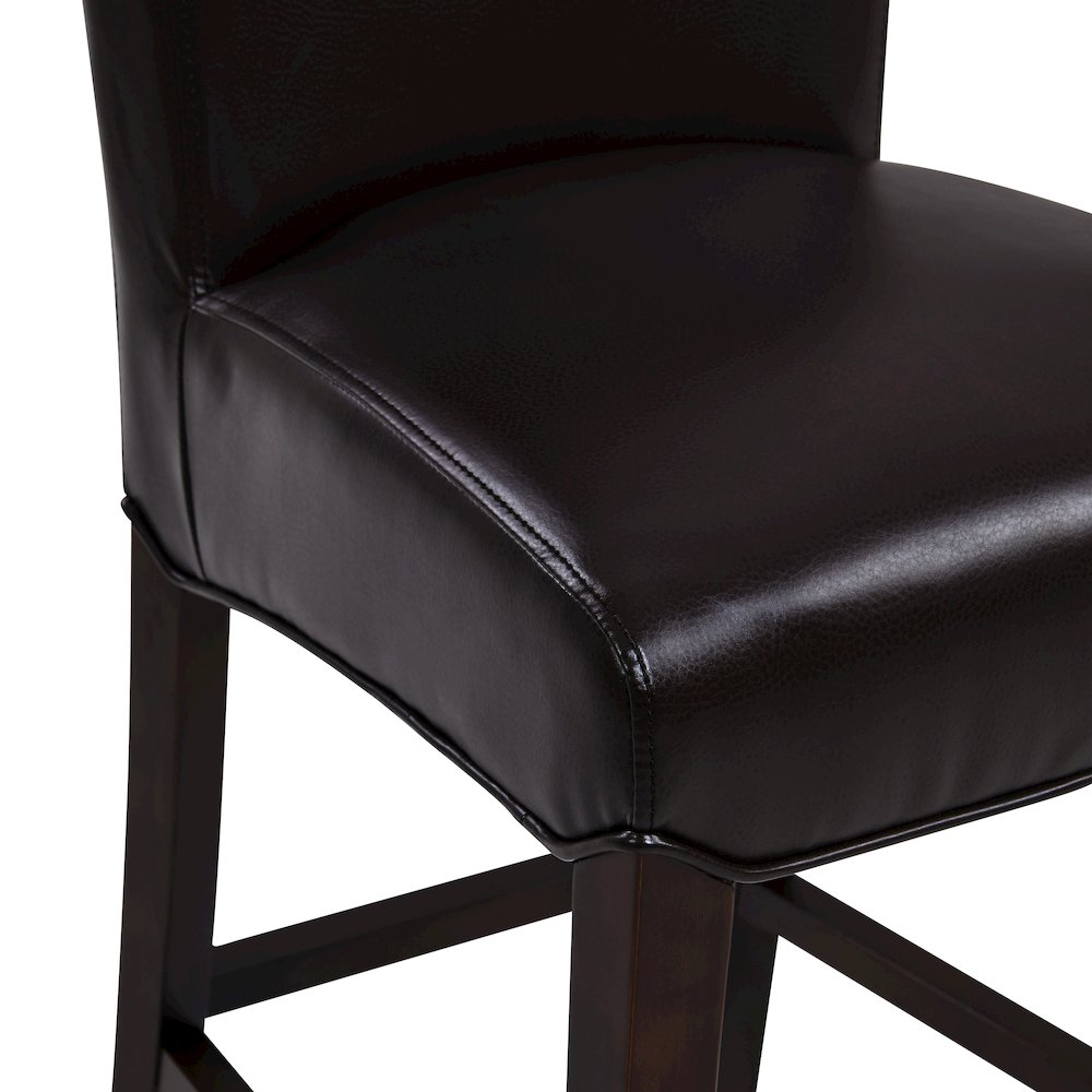 Milton Bonded Leather Counter Stool. Picture 4
