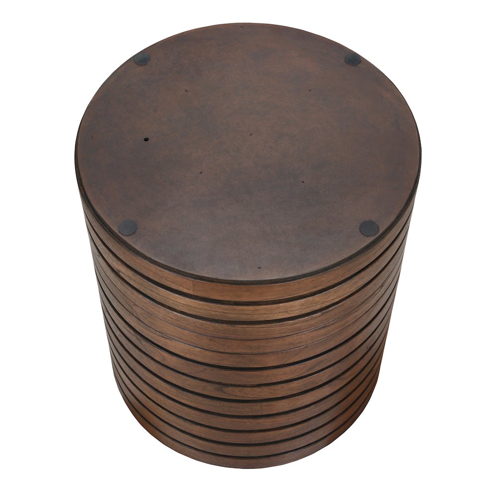 Corvin Accent Table - Walnut. Picture 7