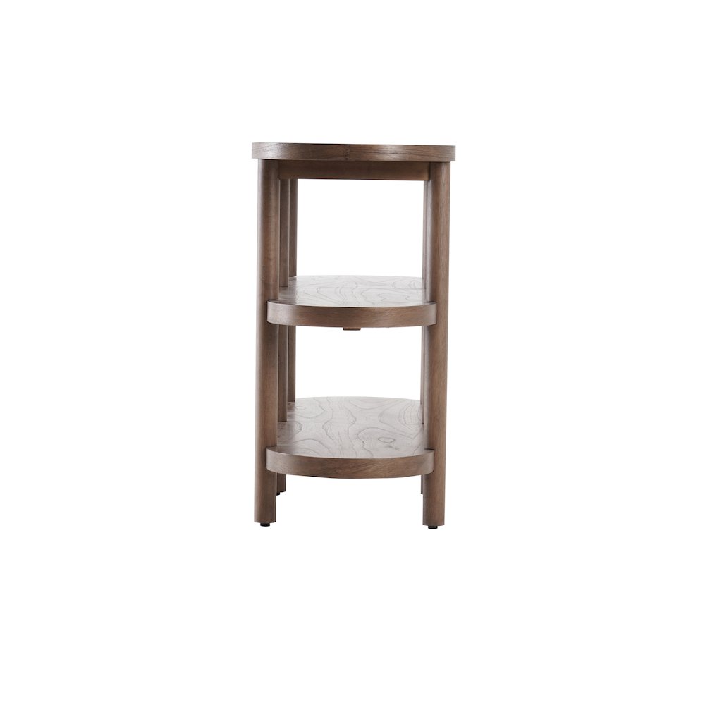 Lester Console Table - Walnut. Picture 4