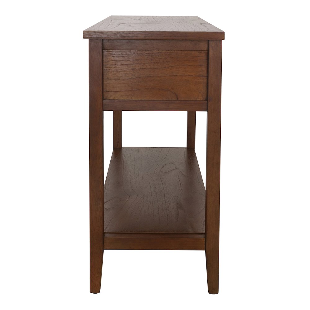 Wexford 3-Drawer Console Table - Walnut. Picture 4