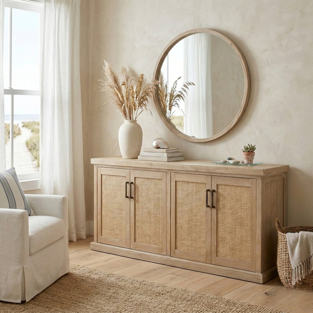 Armoni 4-Door Buffet - Brushed Sand. Picture 13