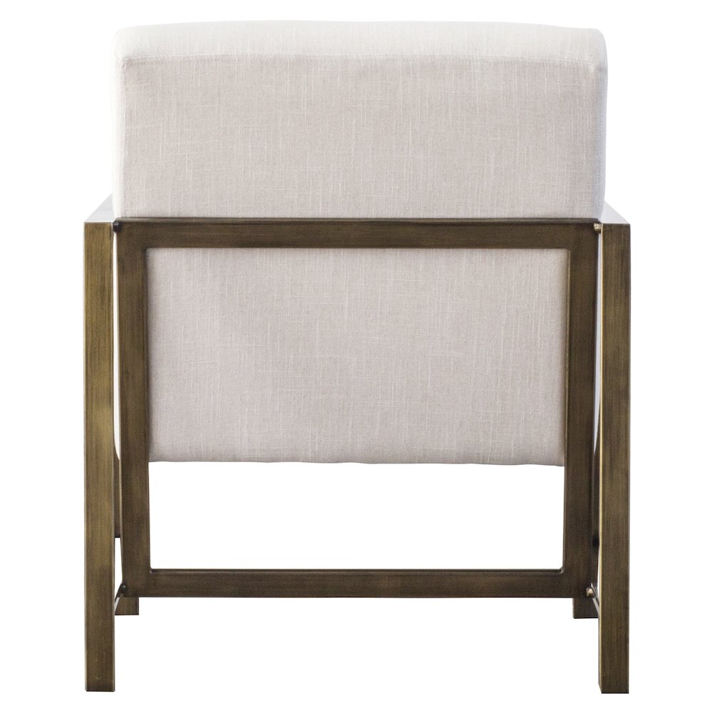 Francis Linen Accent Arm Chair. Picture 4