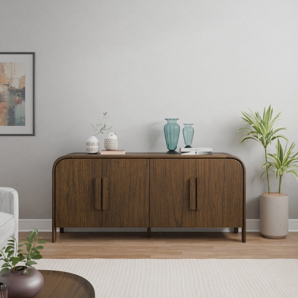 Serenia 4-Door Buffet - Walnut. Picture 2