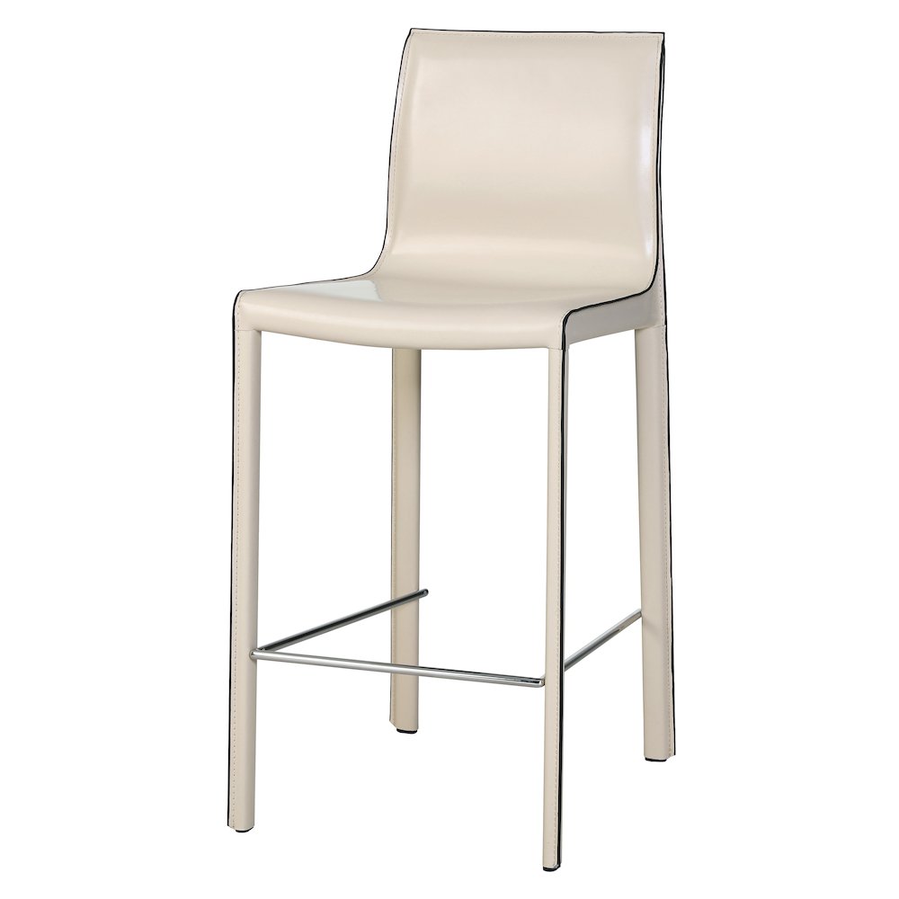 Gervin Recycled Leather Counter Stool, (Set of 2). Picture 9