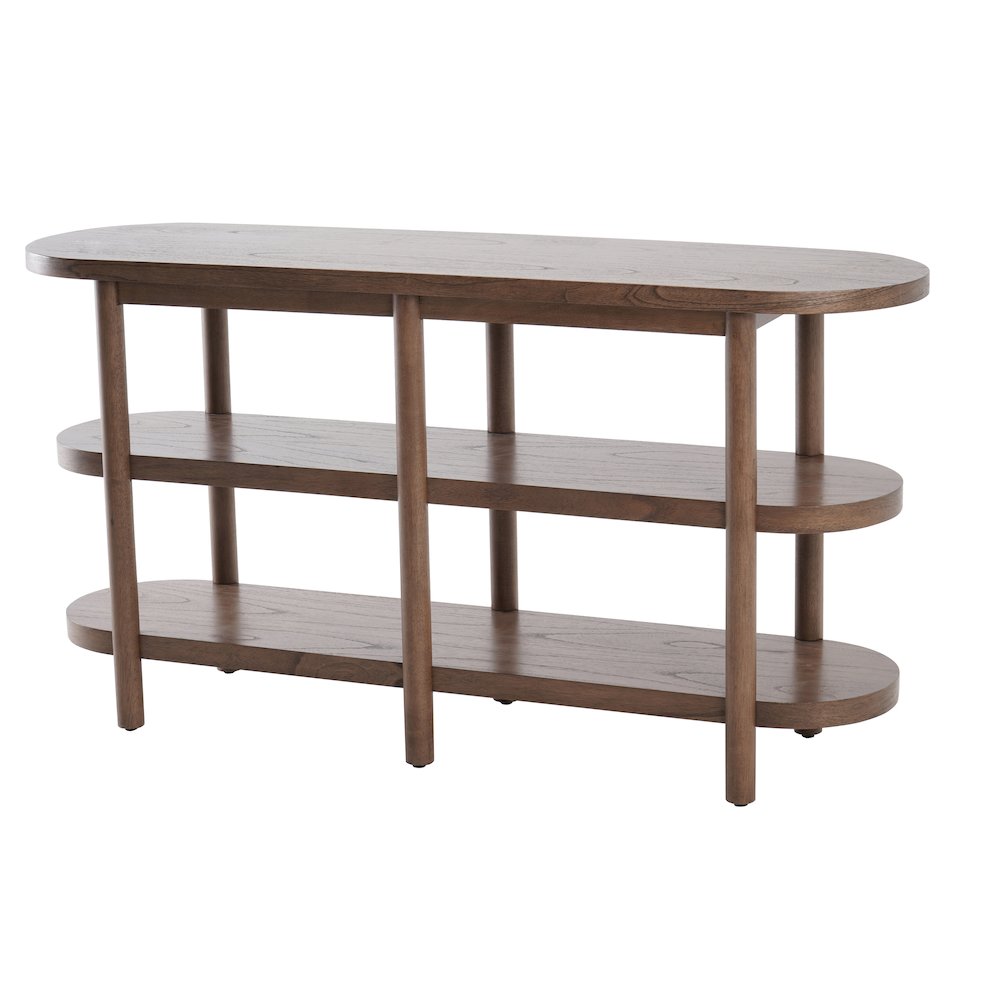 Lester Console Table - Walnut. Picture 1