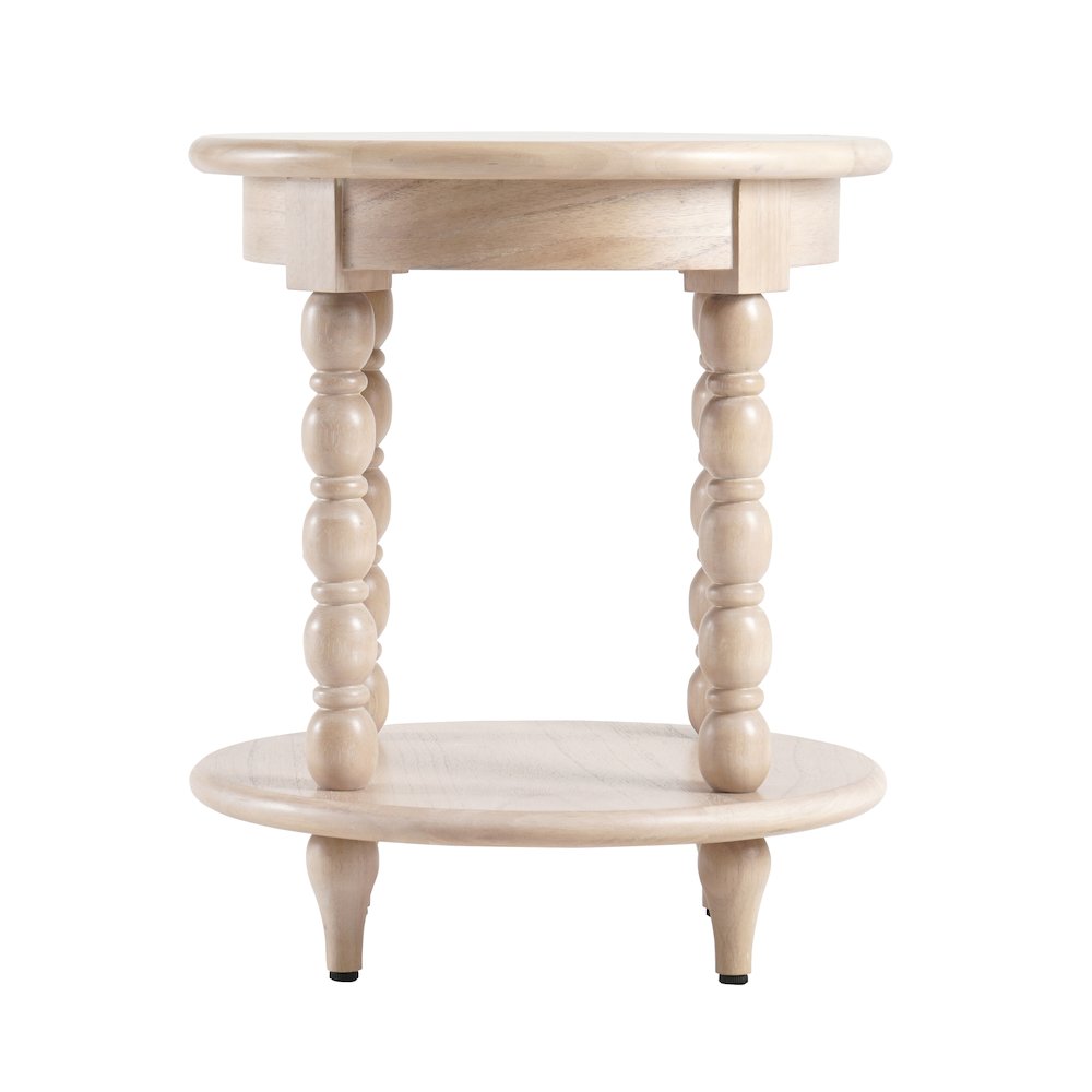 Ensley Accent Table - Weathered Sand. Picture 3