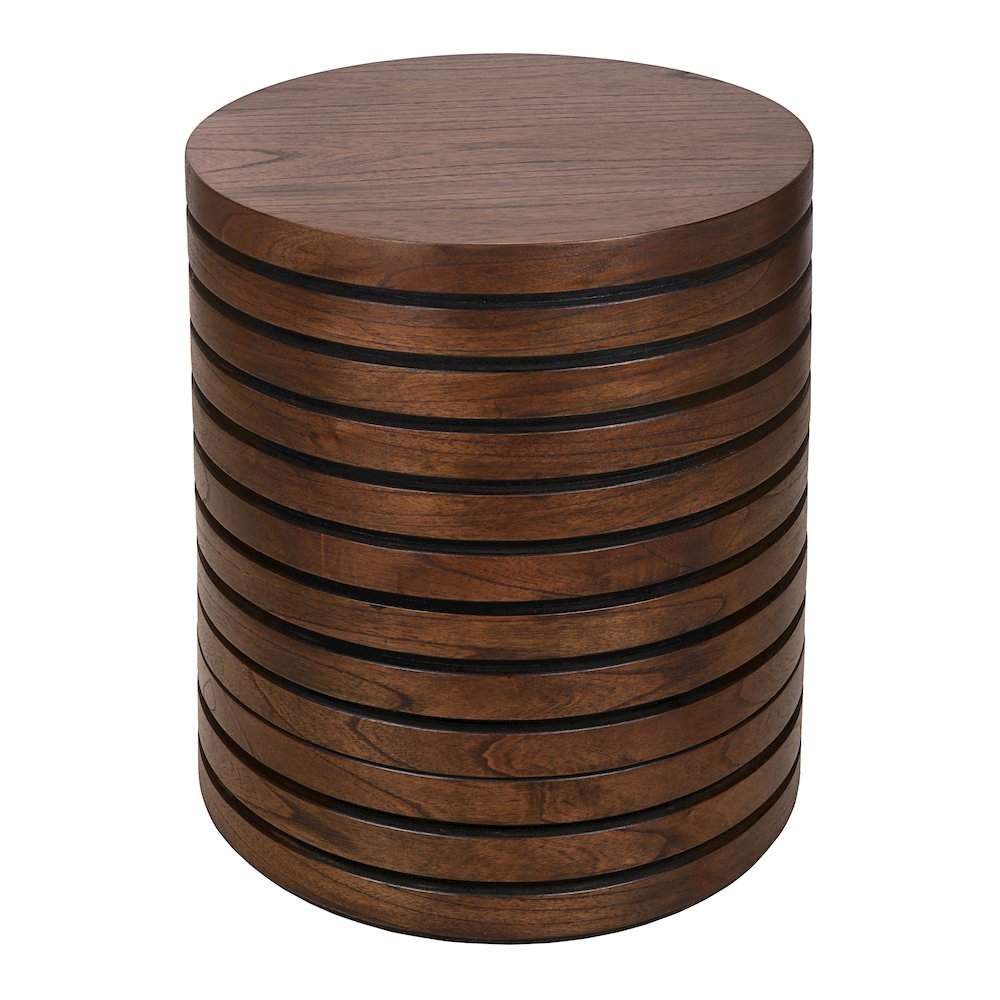 Corvin Accent Table - Walnut. Picture 1
