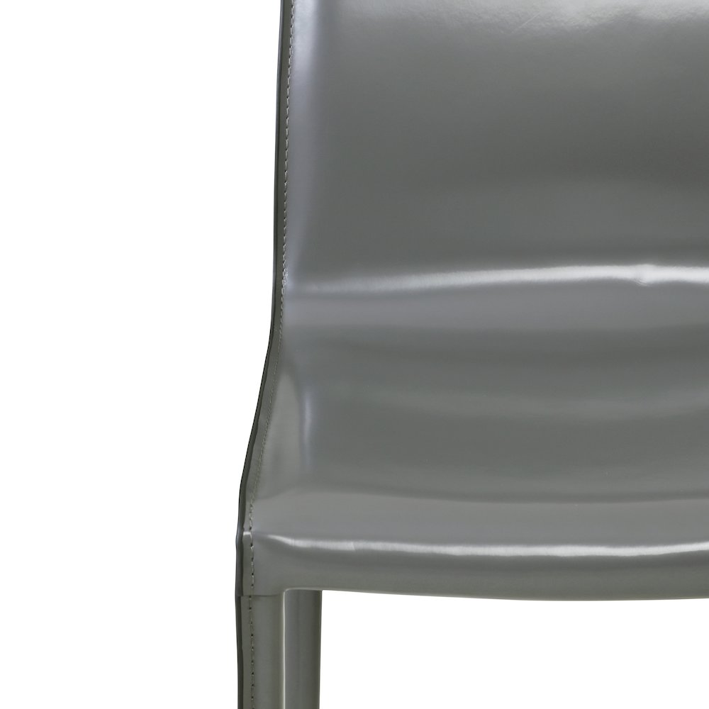 Gervin Recycled Leather Counter Stool, (Set of 2). Picture 5