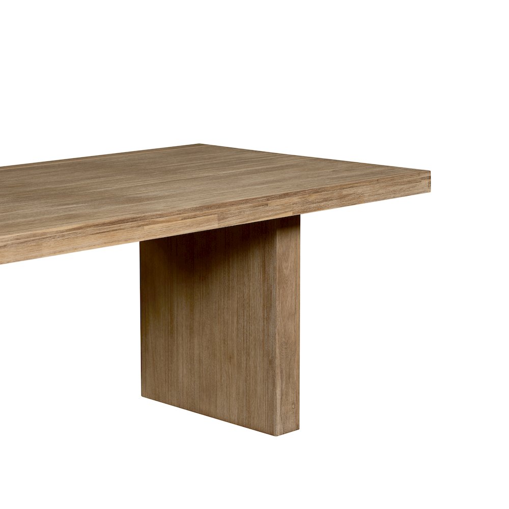 Zerano Dining Table - 84" - Brushed Smoke. Picture 6