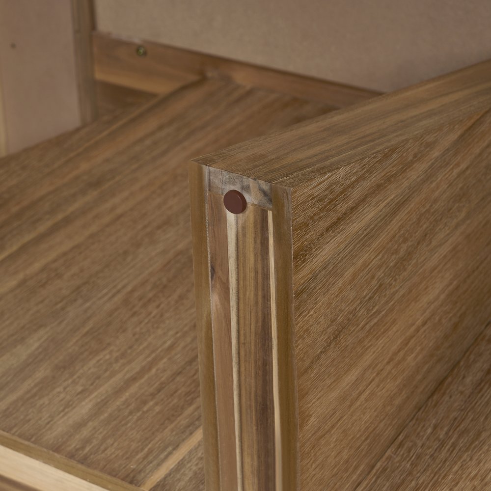 Zerano Cross Legs Dining Table - 84" - Brushed Smoke. Picture 7