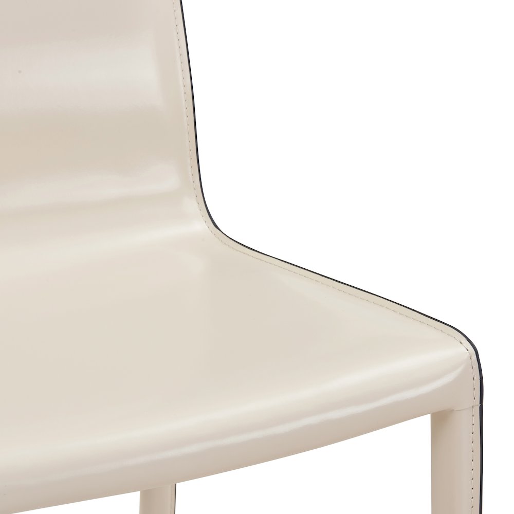 Gervin Recycled Leather Chair, (Set of 2). Picture 5