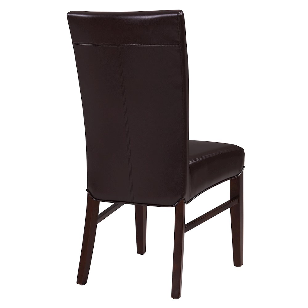 Milton Bonded Leather Dining Side Chair, (Set of 2). Picture 4