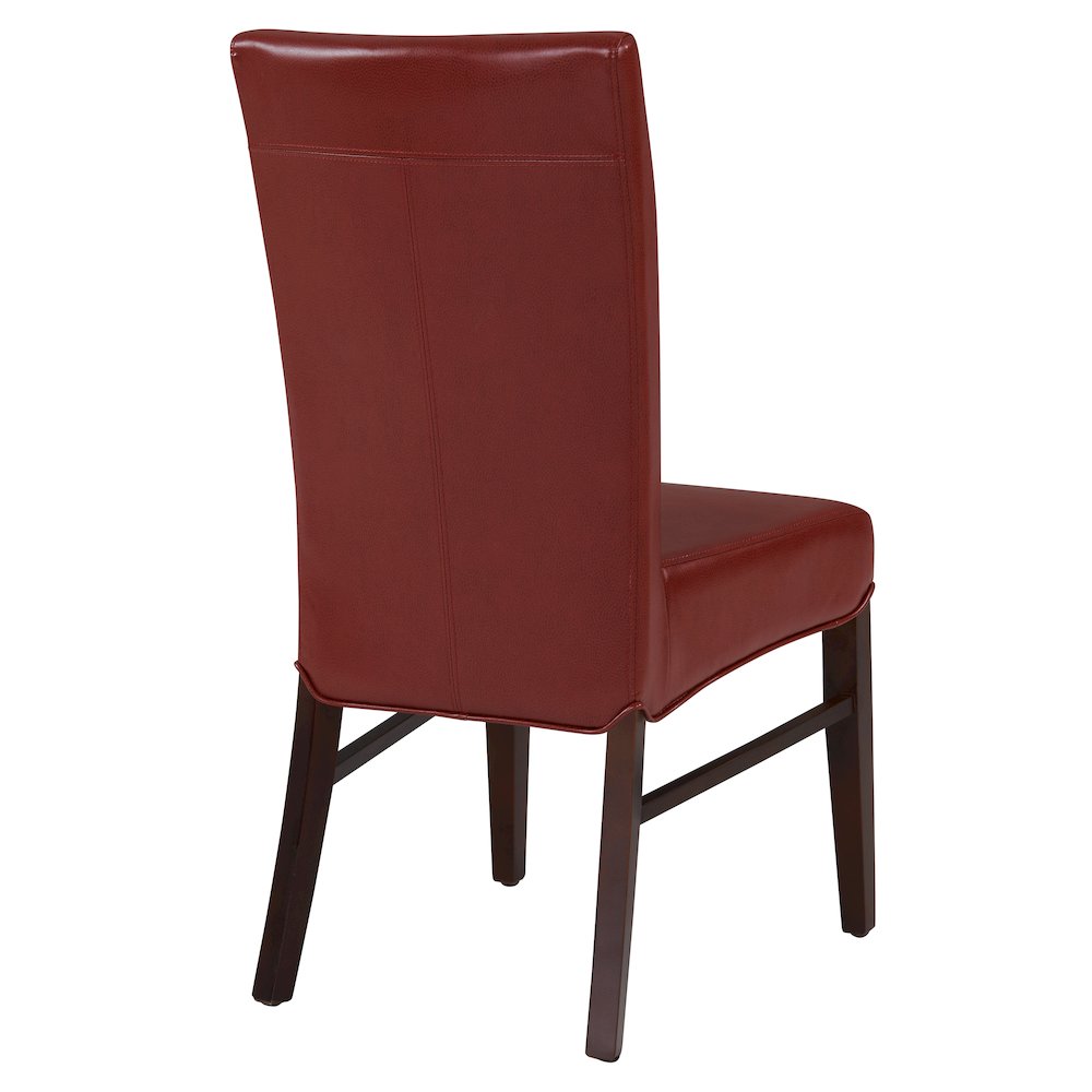 Milton Bonded Leather Dining Side Chair, (Set of 2). Picture 4
