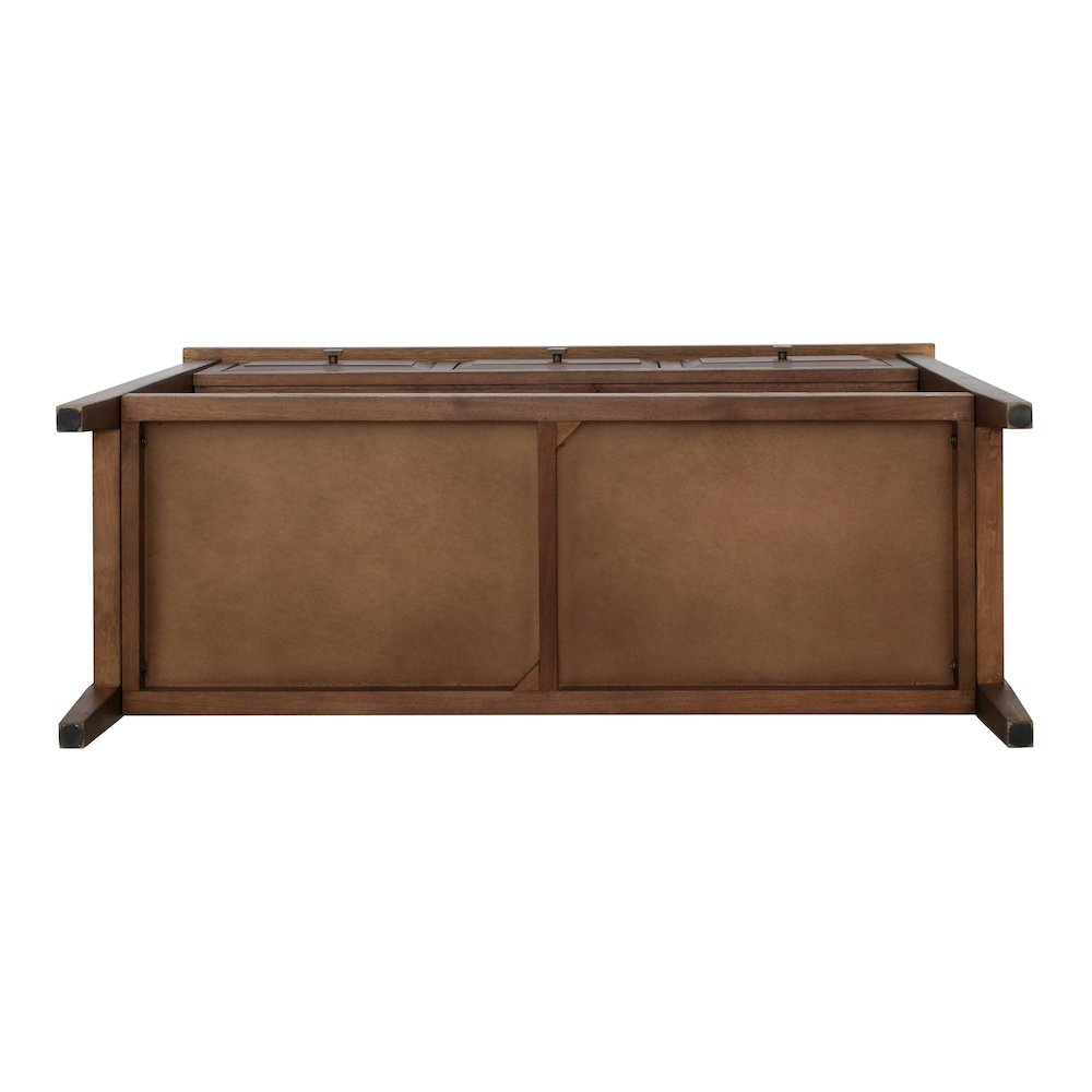 Wexford 3-Drawer Console Table - Walnut. Picture 10