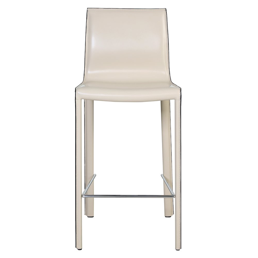 Gervin Recycled Leather Counter Stool, (Set of 2). Picture 1