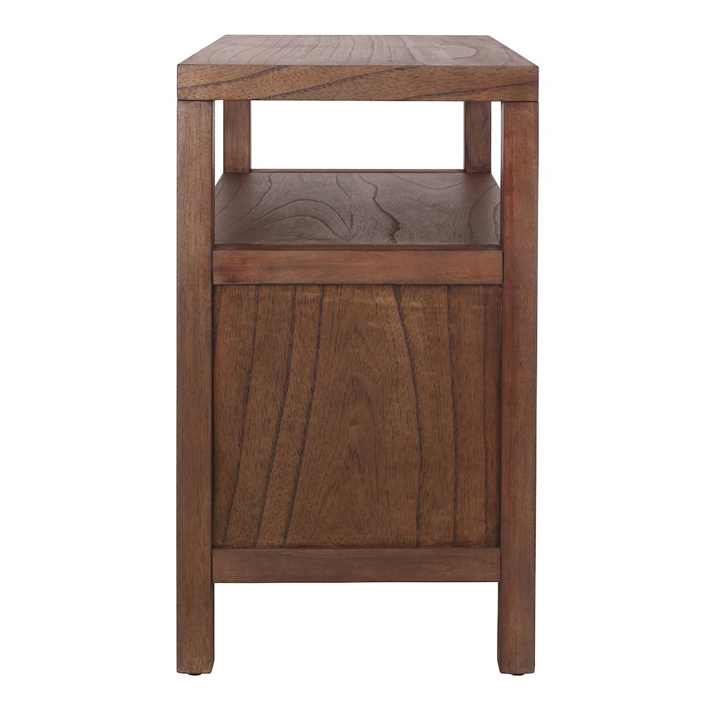 Terrena 2-Drawer Accent Table - Walnut. Picture 4