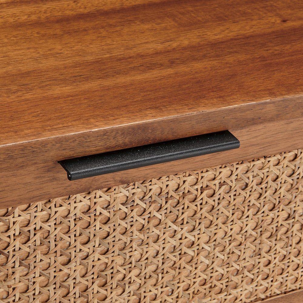 Caine Rattan Nightstand. Picture 5