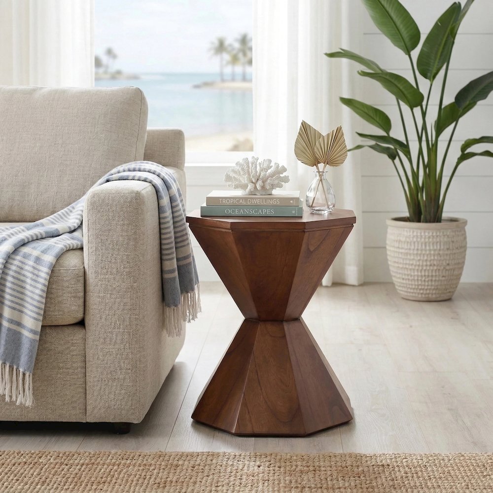 Muska Accent Table - Walnut. Picture 2