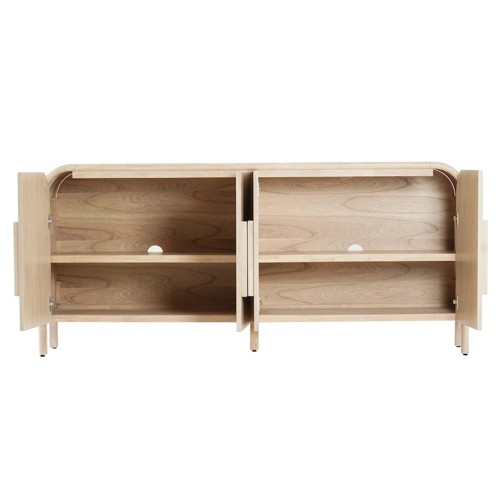 Serenia 4-Door Buffet - Weathered Sand. Picture 7