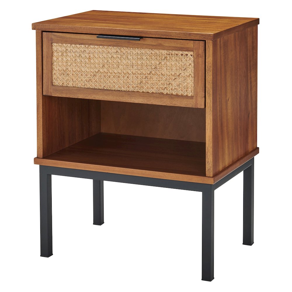 Caine Rattan Nightstand. Picture 10