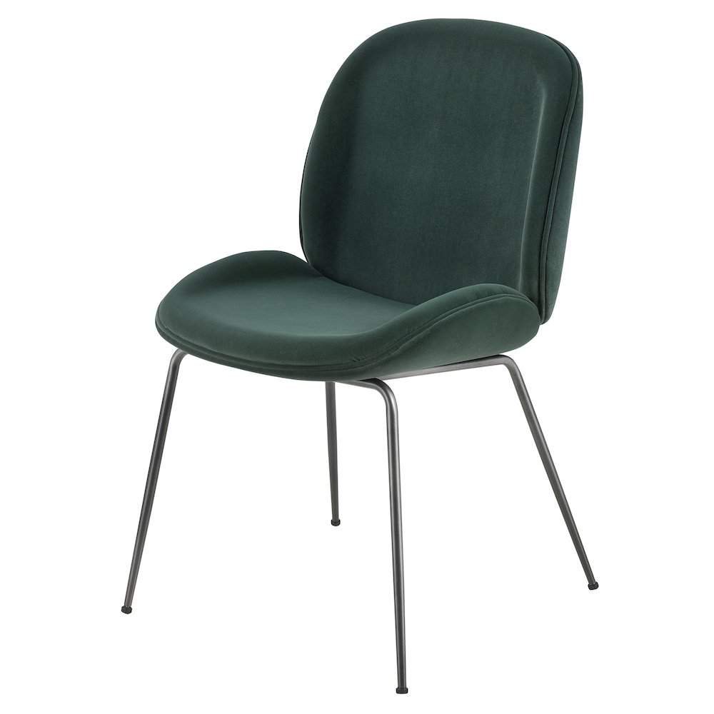 Lucy Velvet Dining Chair, (Set of 2). Picture 6