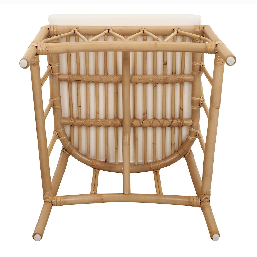 Ayanna Rattan Dining Side Chair - Natural Wheat. Picture 10