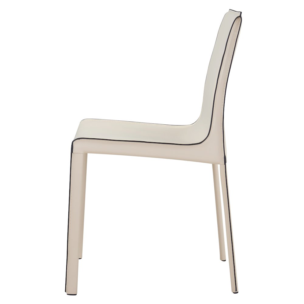 Gervin Recycled Leather Chair, (Set of 2). Picture 2
