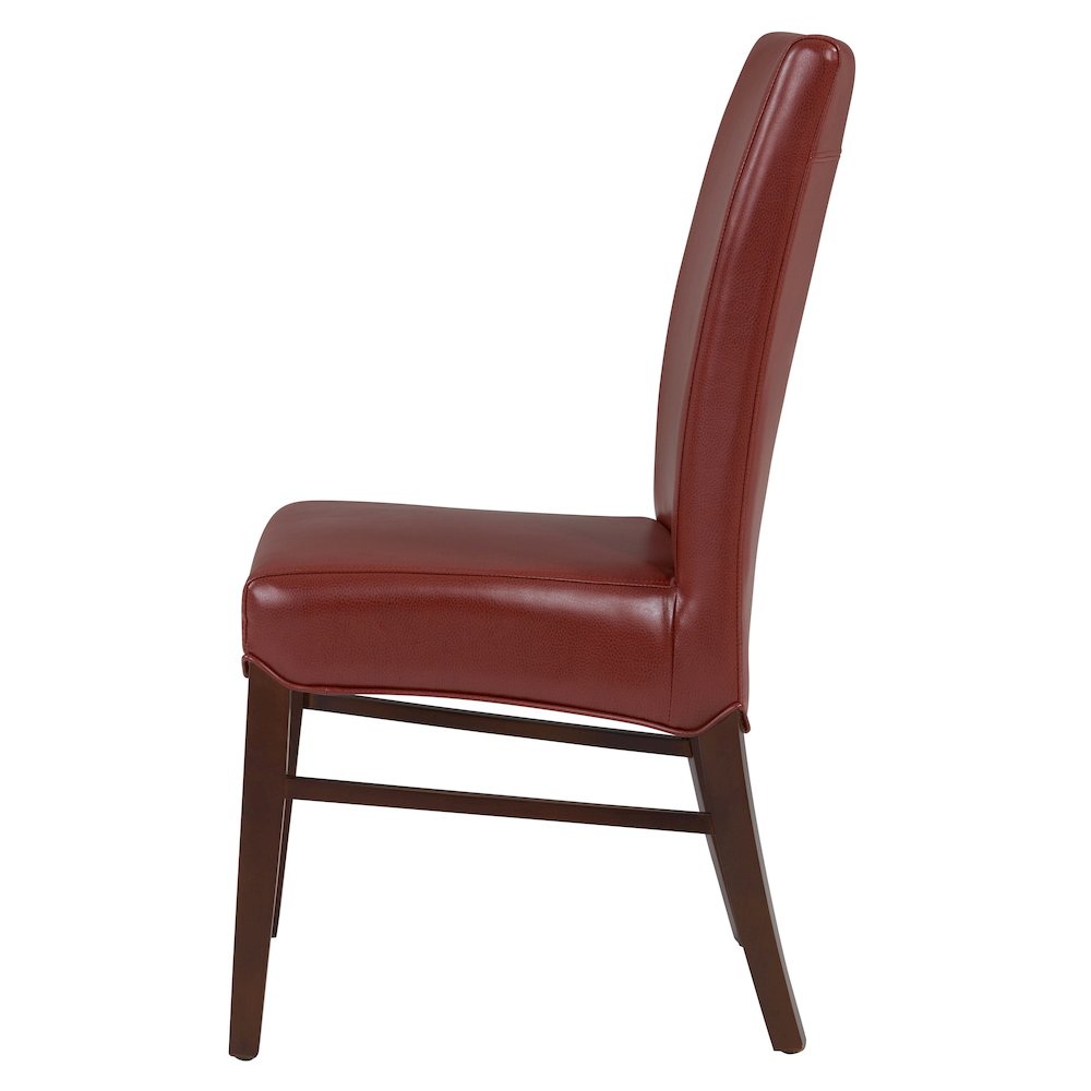 Milton Bonded Leather Dining Side Chair, (Set of 2). Picture 2