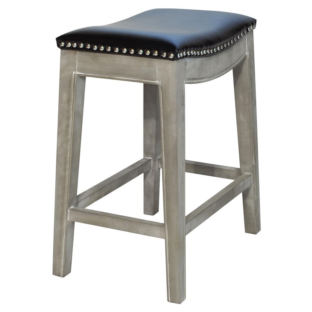 Elmo Bonded Leather Counter Stool. Picture 3
