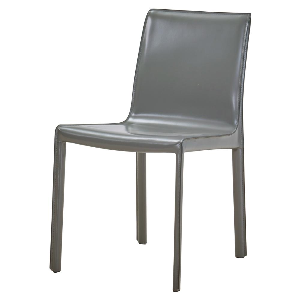 Gervin Recycled Leather Chair, (Set of 2). Picture 1