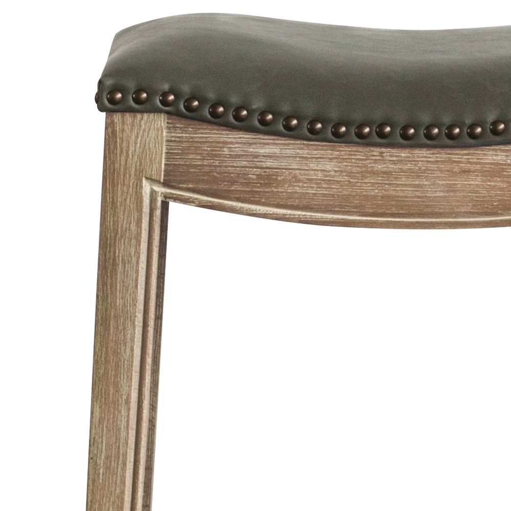 Elmo Bonded Leather Counter Stool. Picture 3