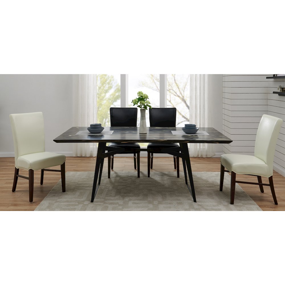 Milton Bonded Leather Dining Side Chair, (Set of 2). Picture 5