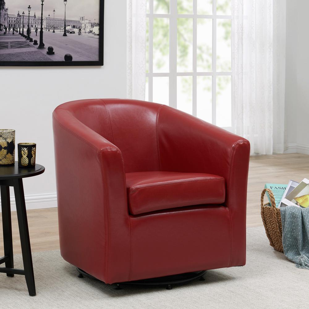 Hayden Swivel Bonded Leather Char. Picture 7