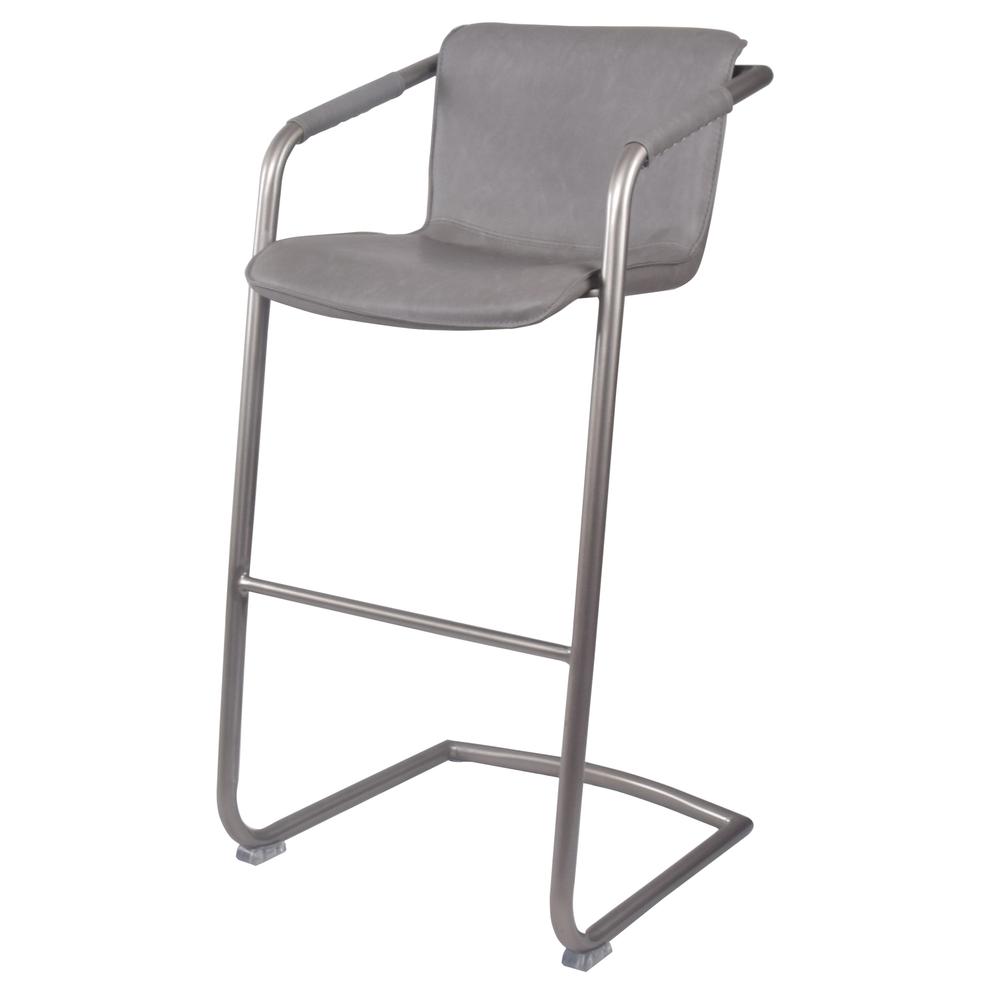Indy PU Leather Bar Stool, (Set of 2). Picture 1