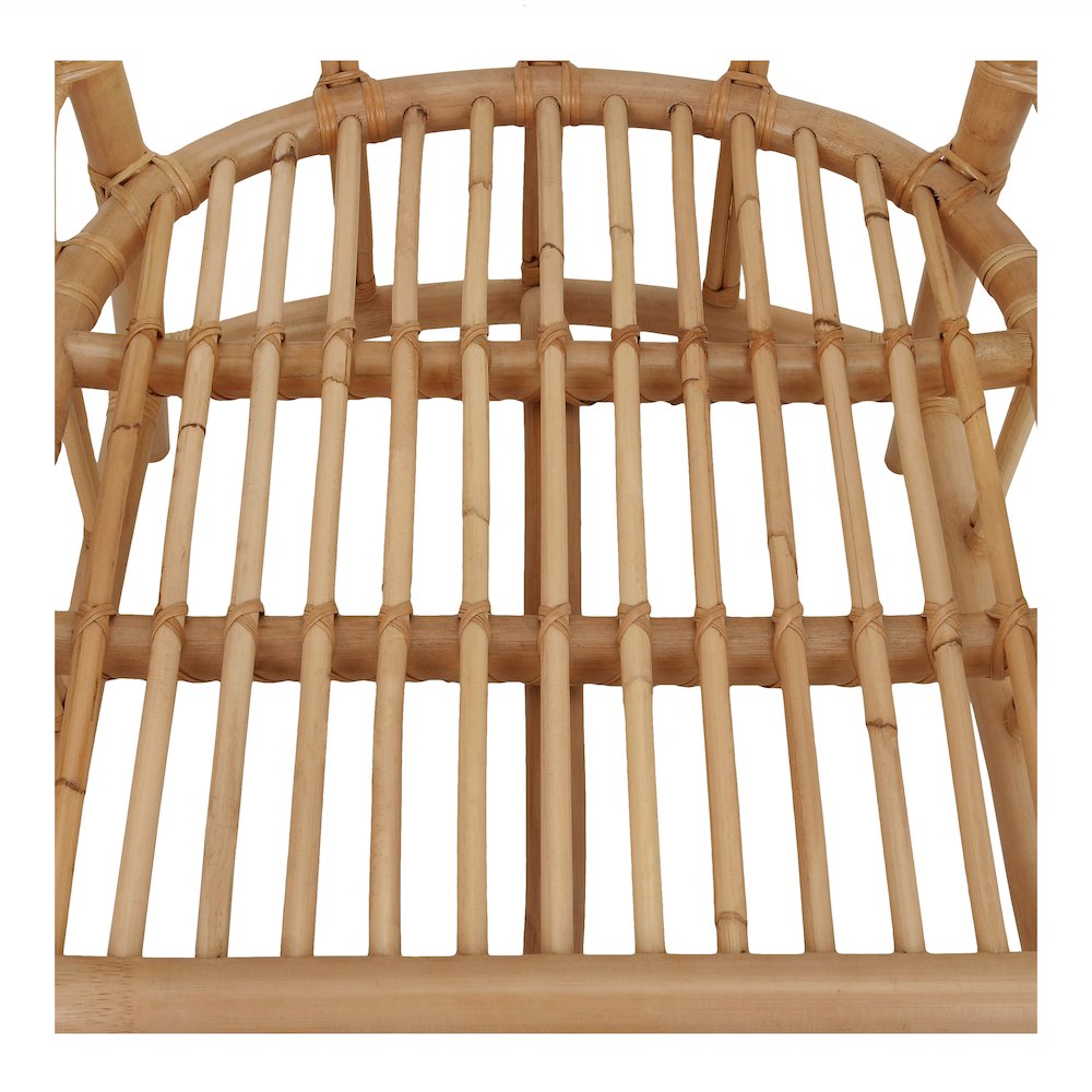 Ayanna Rattan Dining Side Chair - Natural Wheat. Picture 9