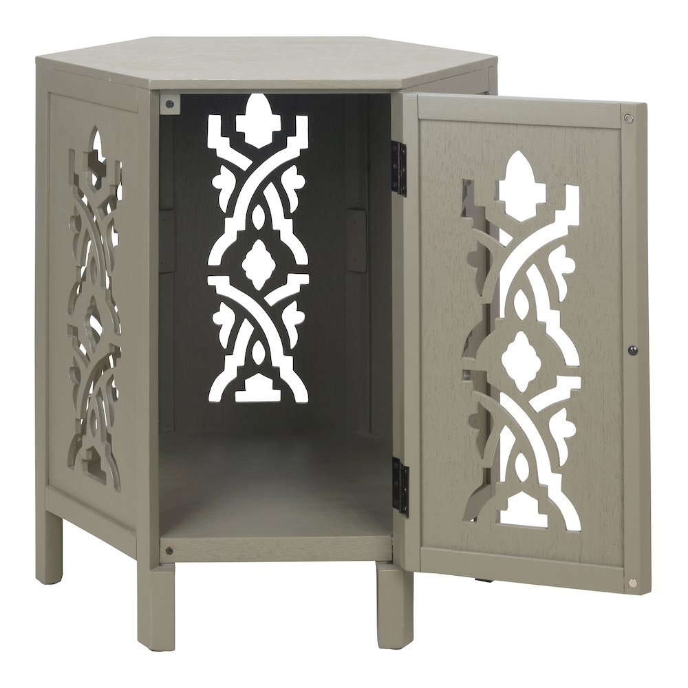 Seema Accent Table - Sage Green. Picture 9