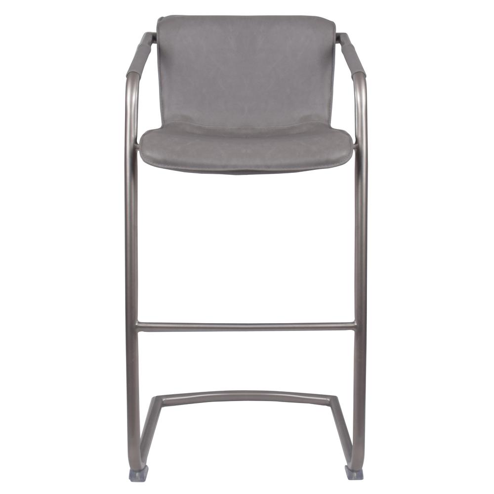 Indy PU Leather Bar Stool, (Set of 2). Picture 2