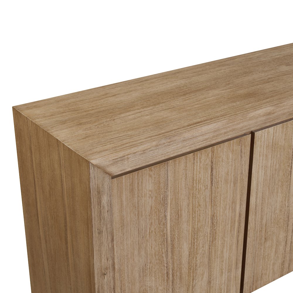 Zerano 3-Door Buffet - Brushed Smoke. Picture 9